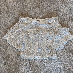 NEW Free People sequin blouse